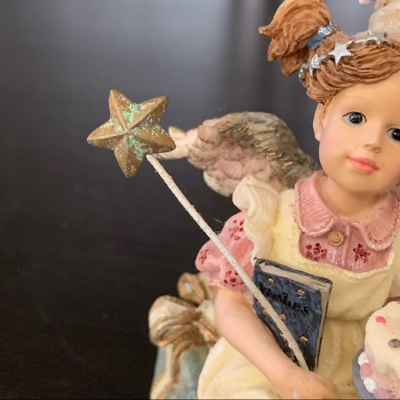 Boyds Bears Mary Angelwish Birthday Angel #36108 Wee Folkstone Collection 1999 - Picture 3 of 16